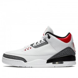 Air Jordan 3 Retro "SE-T CO JP Fire Red Denim" Homme Chaussure CZ6433-100