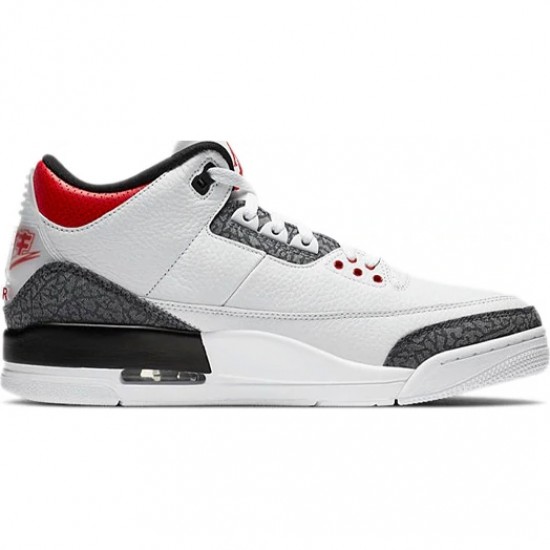 Air Jordan 3 Retro SE-T CO JP Fire Red Denim Homme Chaussure CZ6433-100