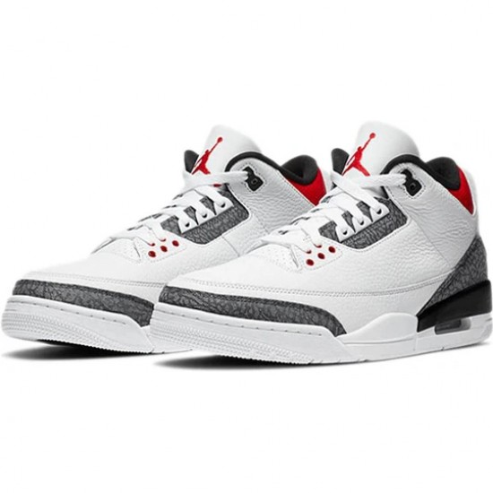 Air Jordan 3 Retro SE-T CO JP Fire Red Denim Homme Chaussure CZ6433-100