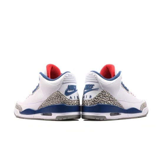 Air Jordan 3 Retro True Blue 2016 Femme/Homme Chaussure 854262-106