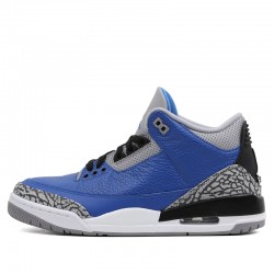 Air Jordan 3 Retro "Varsity Royal Cement" Homme/Femme Chaussure CT8532-400