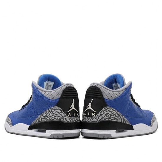 Air Jordan 3 Retro Varsity Royal Cement Homme/Femme Chaussure CT8532-400