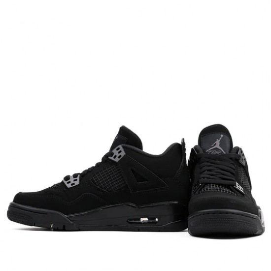 Air Jordan 4 Retro Black Cat 2020 Homme/Femme Chaussure 408452-010