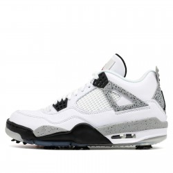 Air Jordan 4 Retro "Golf White Cement" Homme Chaussure CU9981-100