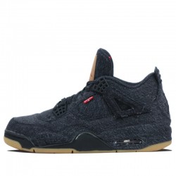 Air Jordan 4 Retro "Levi's Black" Homme/Femme Chaussure AO2571-001