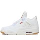 Air Jordan 4 Retro Levis White Homme/Femme Chaussure AO2571-100