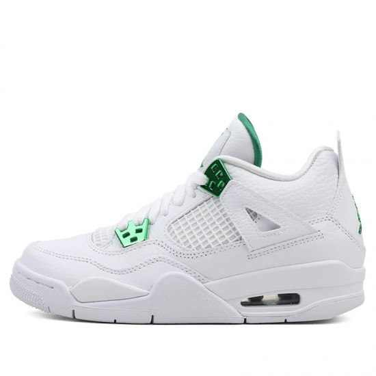 Air Jordan 4 Retro Metallic Pack Pine Green Homme/Femme Chaussure 408452-113