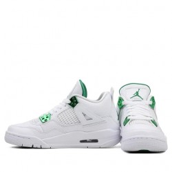 Air Jordan 4 Retro "Metallic Pack Pine Green" Homme/Femme Chaussure 408452-113