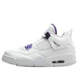 Air Jordan 4 Retro "Purple Metallic" Homme/Femme Chaussure 408452-115