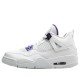 Air Jordan 4 Retro Purple Metallic Homme/Femme Chaussure 408452-115