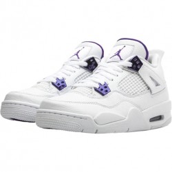 Air Jordan 4 Retro "Purple Metallic" Homme/Femme Chaussure 408452-115