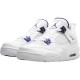 Air Jordan 4 Retro Purple Metallic Homme/Femme Chaussure 408452-115