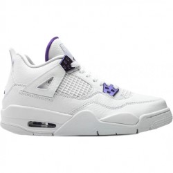 Air Jordan 4 Retro "Purple Metallic" Homme/Femme Chaussure 408452-115