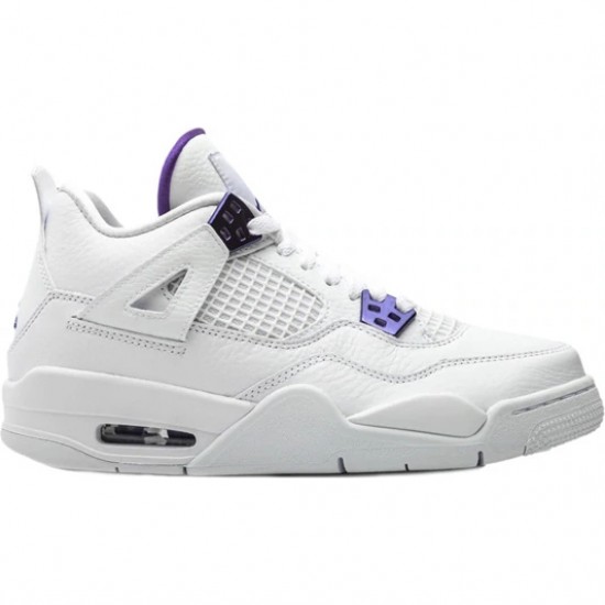 Air Jordan 4 Retro Purple Metallic Homme/Femme Chaussure 408452-115