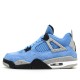 Air Jordan 4 Retro University Blue Homme/Femme Chaussure 408452-400