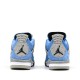 Air Jordan 4 Retro University Blue Homme/Femme Chaussure 408452-400