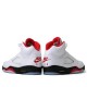 Air Jordan 5 Retro Fire Red Silver Tongue 2020 Homme Chaussure DA1911-102