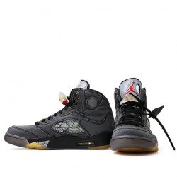 Air Jordan 5 Retro "Off-White Black" Homme Chaussure CT8480-001