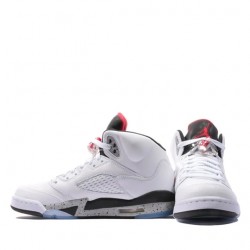 Air Jordan 5 Retro "White Cement" GS Chaussure 440888-104