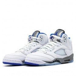 Air Jordan 5 Retro "White Stealth" 2021 Homme/Femme Chaussure 440888-140