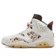 Air Jordan 6 Retro Quai 54 Sail Brown 2020 Femme/Homme Chaussure CZ4152-100