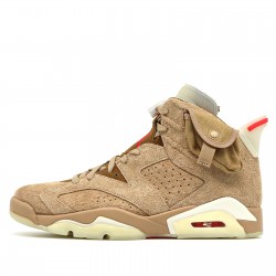 Air Jordan 6 Retro "Travis Scott British Khaki" Homme Chaussure DH0690-200