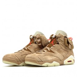 Air Jordan 6 Retro "Travis Scott British Khaki" Homme Chaussure DH0690-200