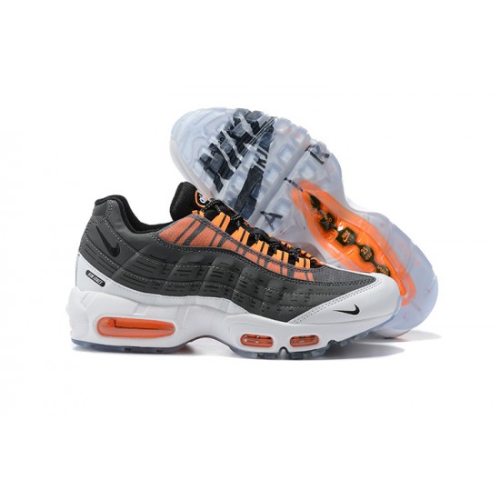 Nike Air Max 95 TT Gris Blanc Orange DD1871-001 Chaussure Homme