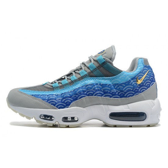 Nike Air Max 95 TT Bleu Gris Blanc CW7992-001 Chaussure Homme