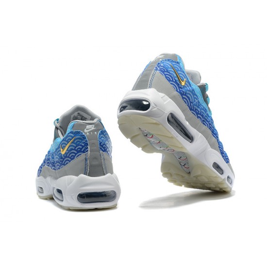 Nike Air Max 95 TT Bleu Gris Blanc CW7992-001 Chaussure Homme