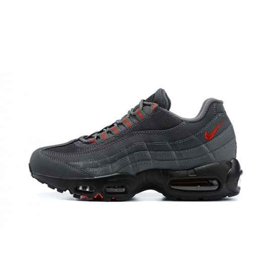 Nike Air Max 95 TT Gris Rouge and Noir Chaussure Homme