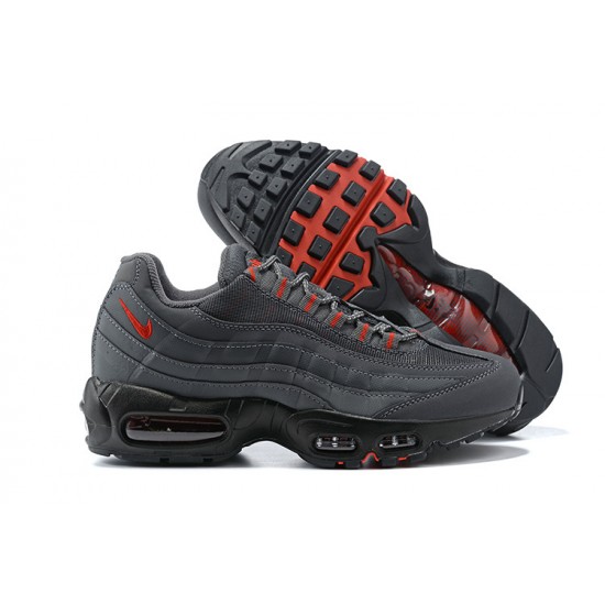 Nike Air Max 95 TT Gris Rouge and Noir Chaussure Homme