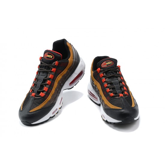 Nike Air Max 95 TT Gris Rouge and Marron Chaussure Homme