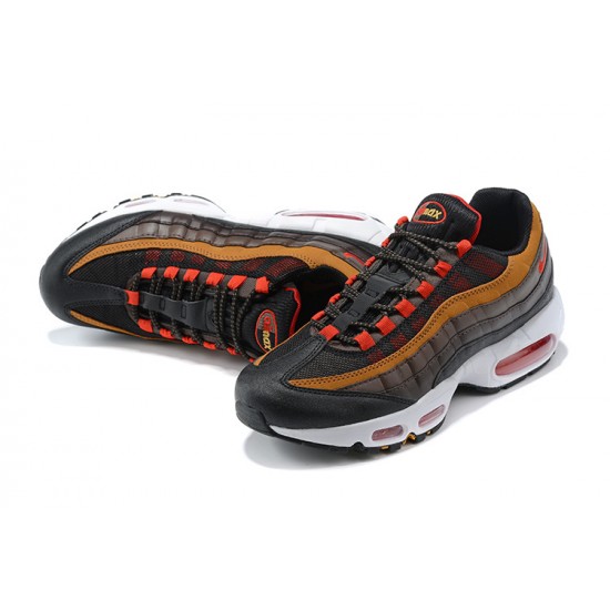 Nike Air Max 95 TT Gris Rouge and Marron Chaussure Homme