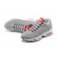 Nike Air Max 95 TT Gris Blanc and Rouge Chaussure Homme