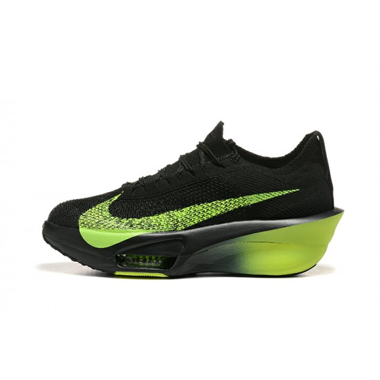 Nike Air Zoom Alphafly NEXT 3 Noir and Vert Chaussure Femme/Homme