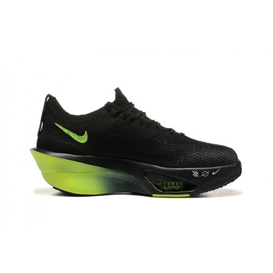 Nike Air Zoom Alphafly NEXT 3 Noir and Vert Chaussure Femme/Homme