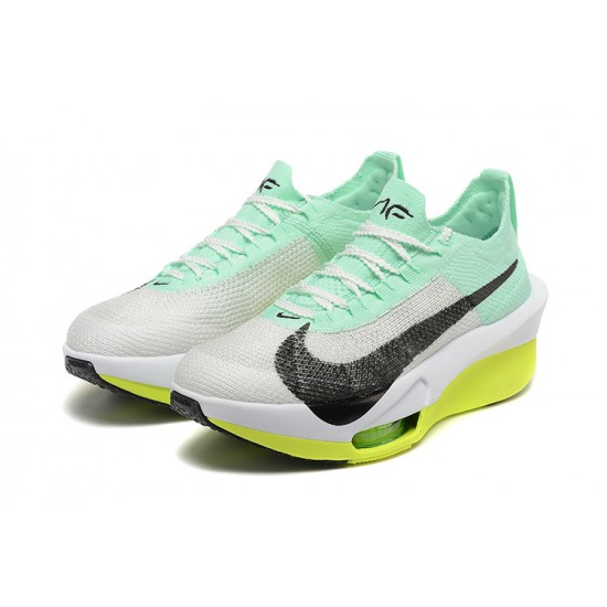 Nike Air Zoom Alphafly NEXT 3 Blanc Vert Chaussure Femme/Homme