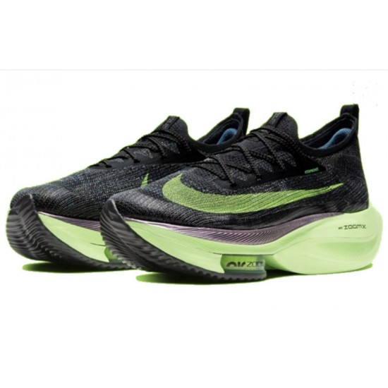 Nike Air Zoom Alphafly Next 2 Noir and Vert Chaussure Femme/Homme