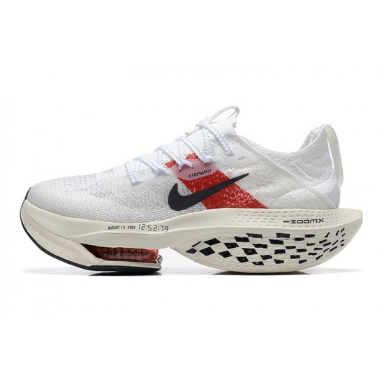 Nike Air Zoom Alphafly Next 2 Blanc and Rouge Chaussure Femme/Homme