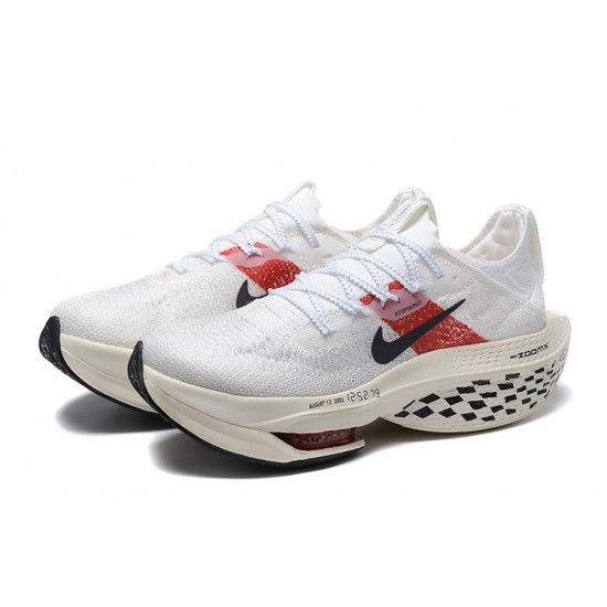 Nike Air Zoom Alphafly Next 2 Blanc and Rouge Chaussure Femme/Homme