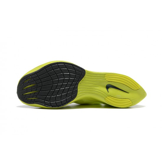 Nike ZoomX VaporFly NEXT% Chartreuse Noir Chaussure Homme