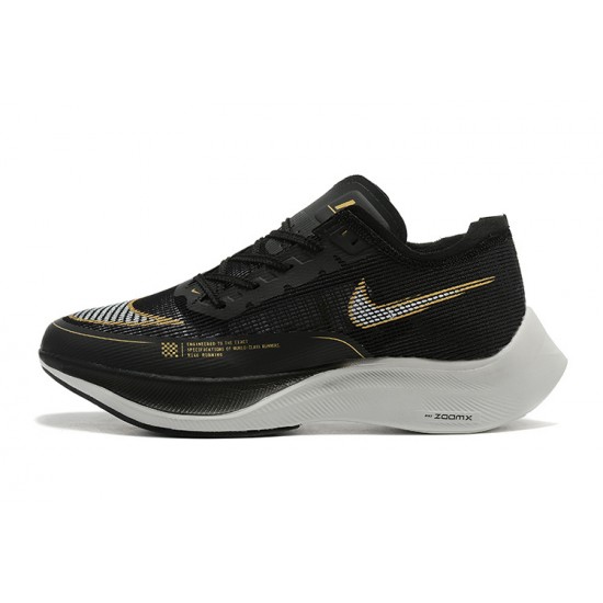 Nike ZoomX VaporFly NEXT% Noir Or Chaussure Femme/Homme