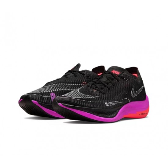 Nike ZoomX VaporFly NEXT% Noir Violet Chaussure Femme/Homme