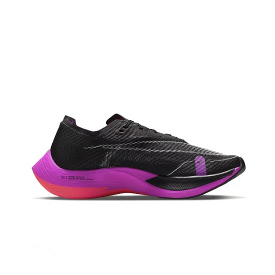 Nike ZoomX VaporFly NEXT% Noir Violet Chaussure Femme/Homme