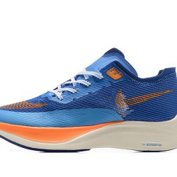 Nike ZoomX VaporFly NEXT% Bleu Orange Chaussure Femme/Homme