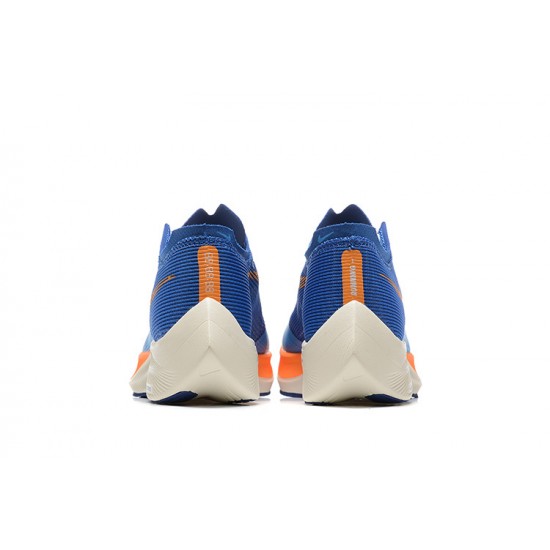 Nike ZoomX VaporFly NEXT% Bleu Orange Chaussure Femme/Homme