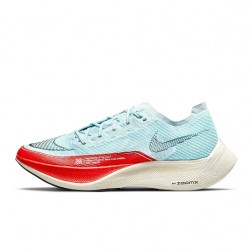 Nike ZoomX VaporFly NEXT% Bleu Rouge Chaussure Femme/Homme