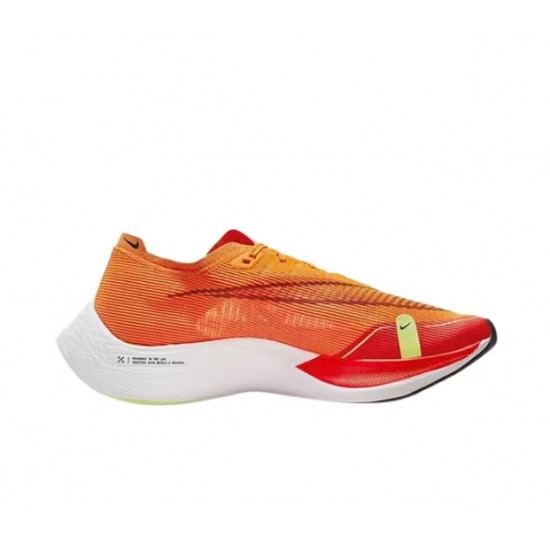 Nike ZoomX VaporFly NEXT% Orange Rouge Chaussure Femme/Homme