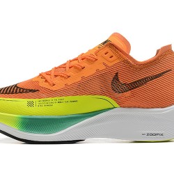 Nike ZoomX VaporFly NEXT% Orange Blanc Chaussure Femme/Homme